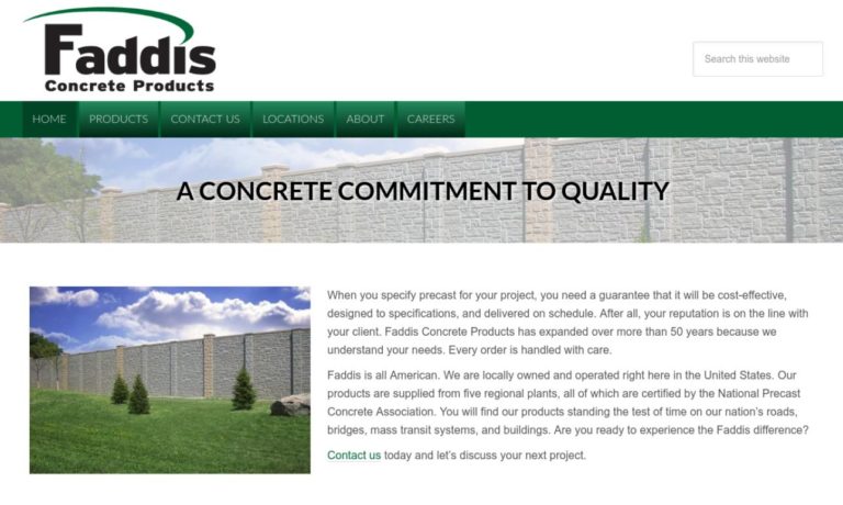 Faddis Concrete Products