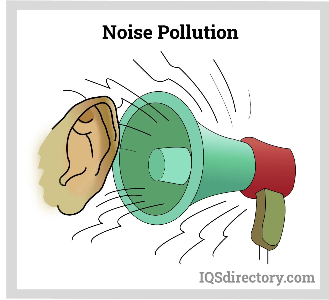 Noise pollution design Royalty Free Vector Image-saigonsouth.com.vn