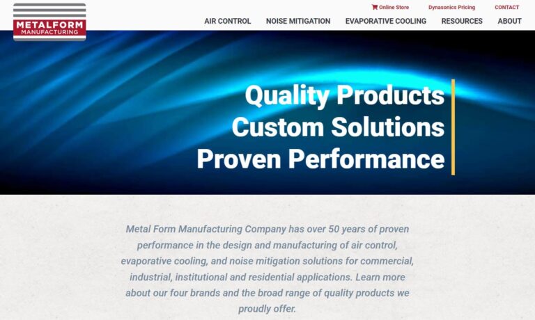 Metal Form Manufacturing Company, Inc.